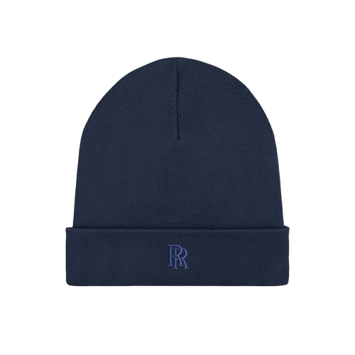 Navy Ribbed Beanie
